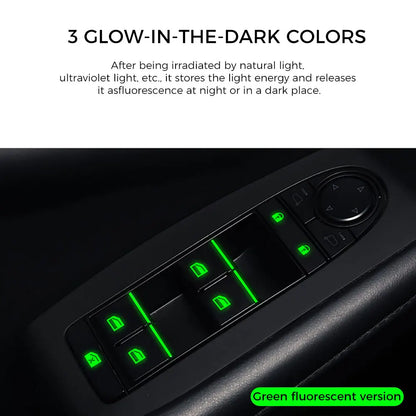 Window Button Luminous Stickers