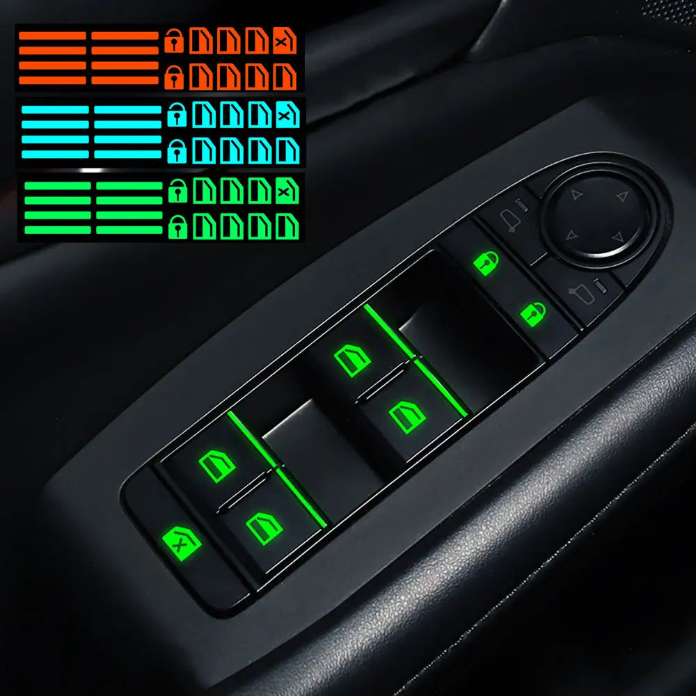 Window Button Luminous Stickers