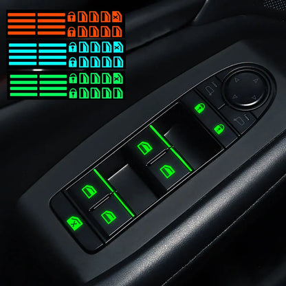 Window Button Luminous Stickers