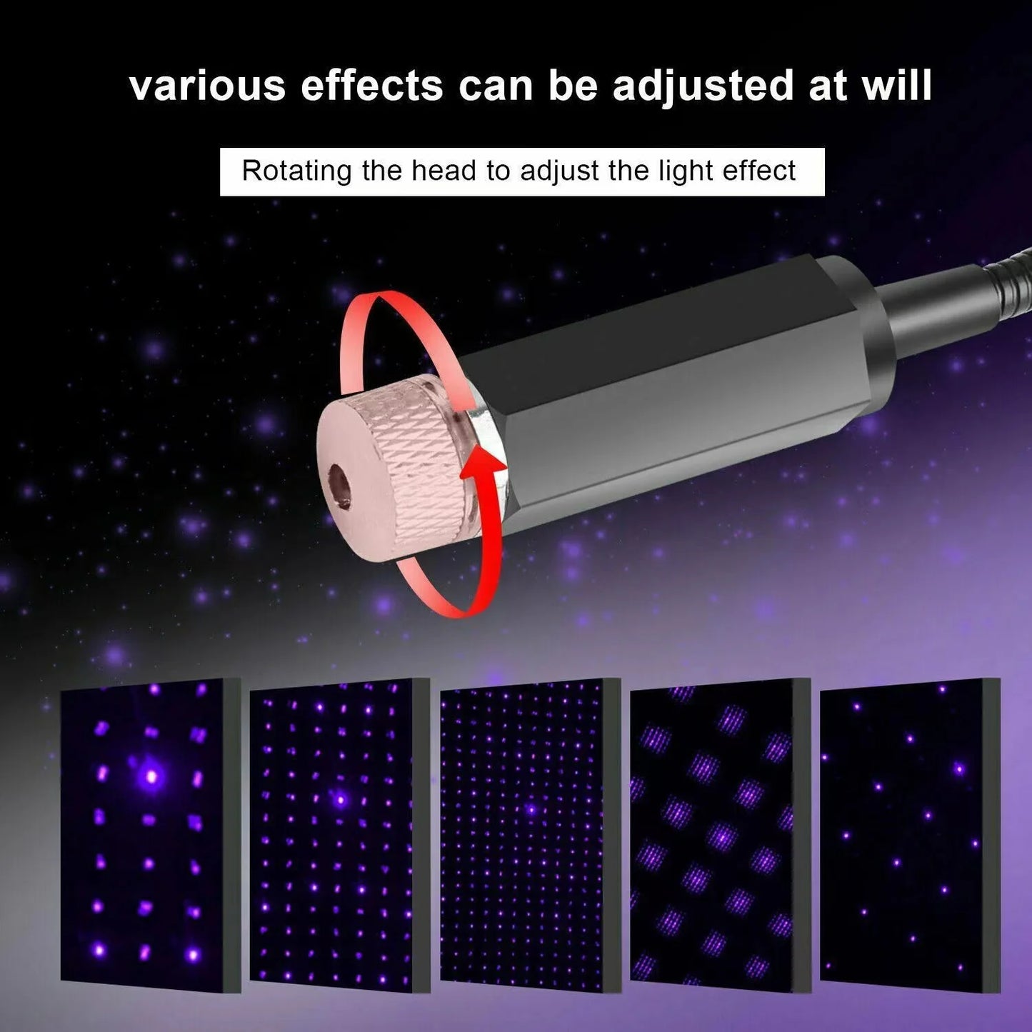 Car LED Galaxy Projector