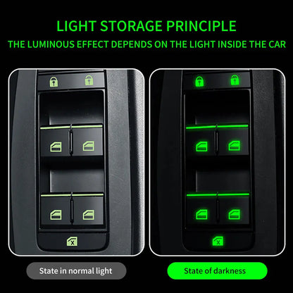 Window Button Luminous Stickers