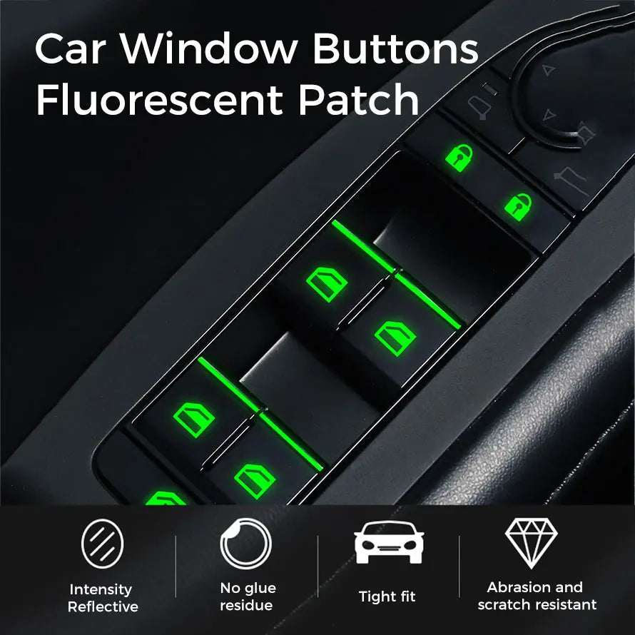 Window Button Luminous Stickers